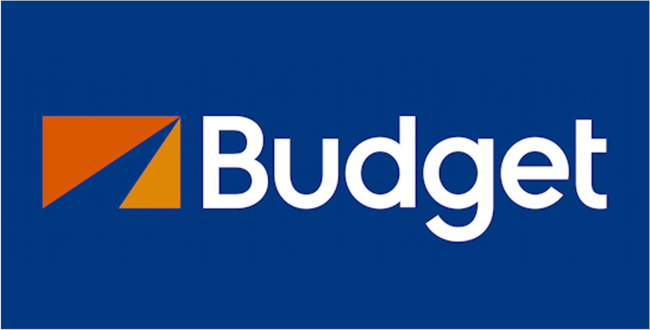 Budget car rental company logo